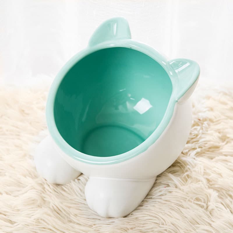 Cat Bowl Dog Drinking thumbnail 4