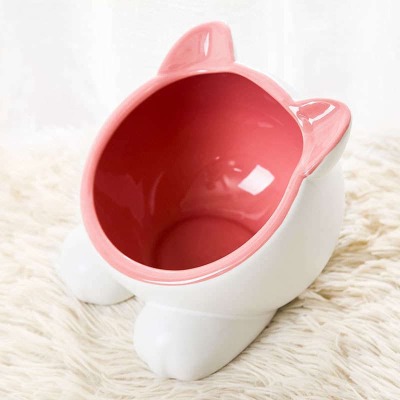 Cat Bowl Dog Drinking thumbnail 3