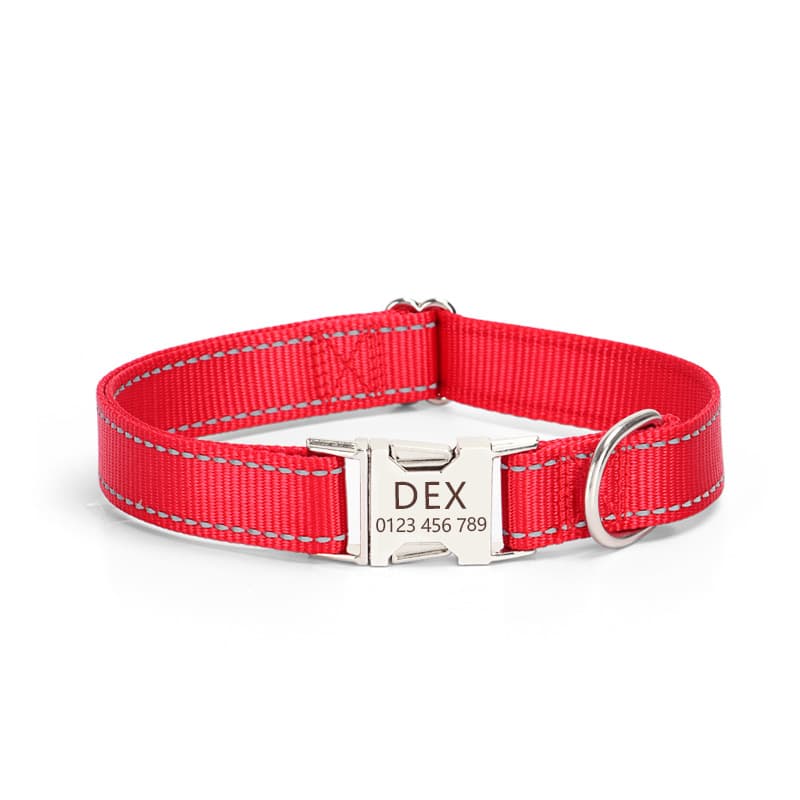Nylon Reflective Silk Dog Collar thumbnail 3