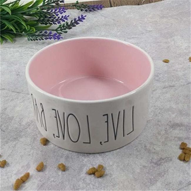 Ceramic Bowl Dog Dogcat Water thumbnail 3