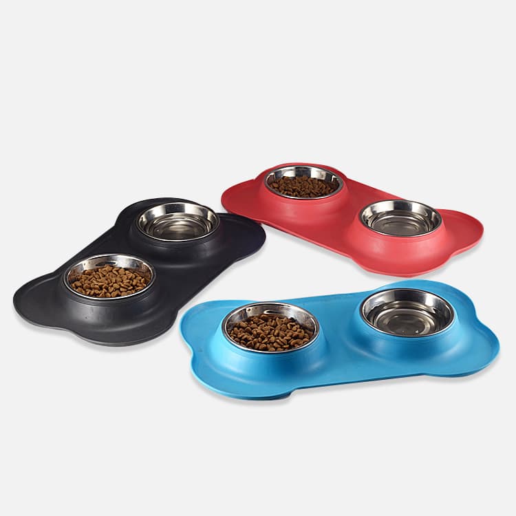 Pet Double Bowl view 1