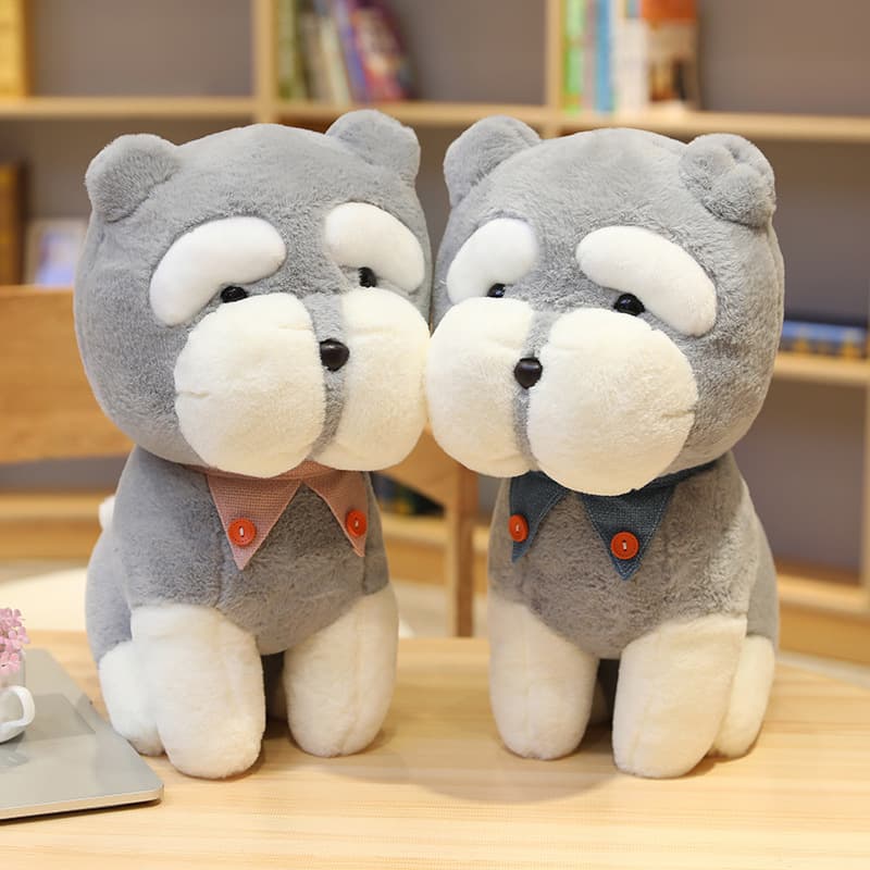 Schnauzer Dog Plush Toy view 1