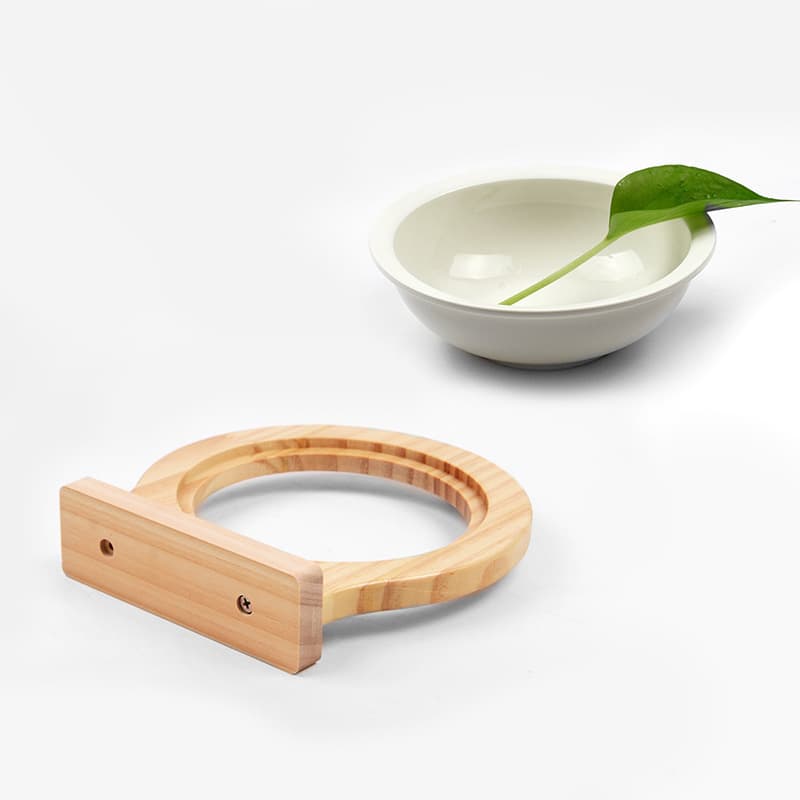 Cat Bowl Ceramic Stainless Steel view 1