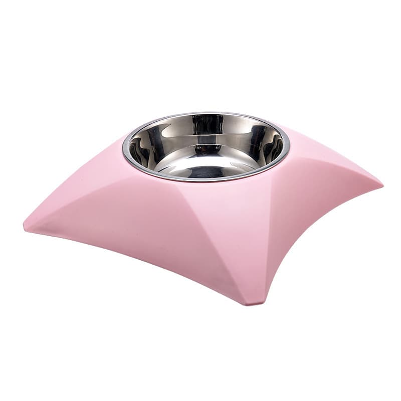 Single Bowl Cat Dog Plastic view 1