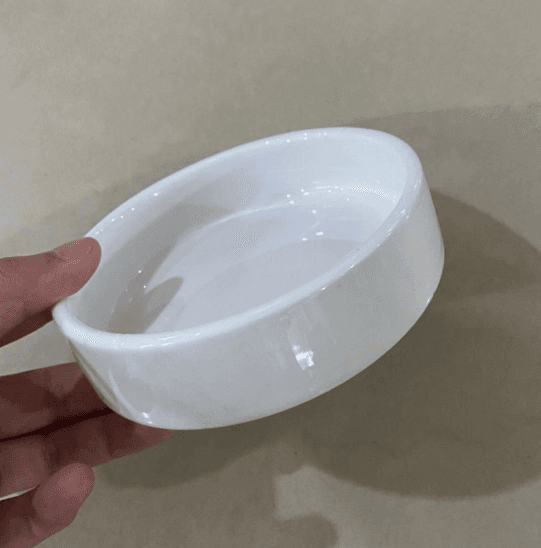 Ceramic Cat Bowl Double Drinking view 1