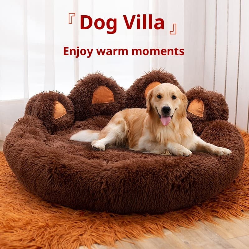 Plush Kennel Thickened Pet Bed view 1